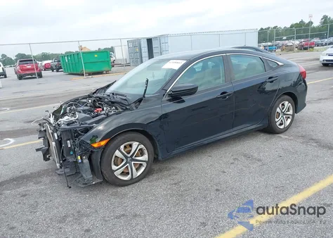 2018 Honda Civic Lx из США, поврежденный, VIN 19XFC2F51JE040256